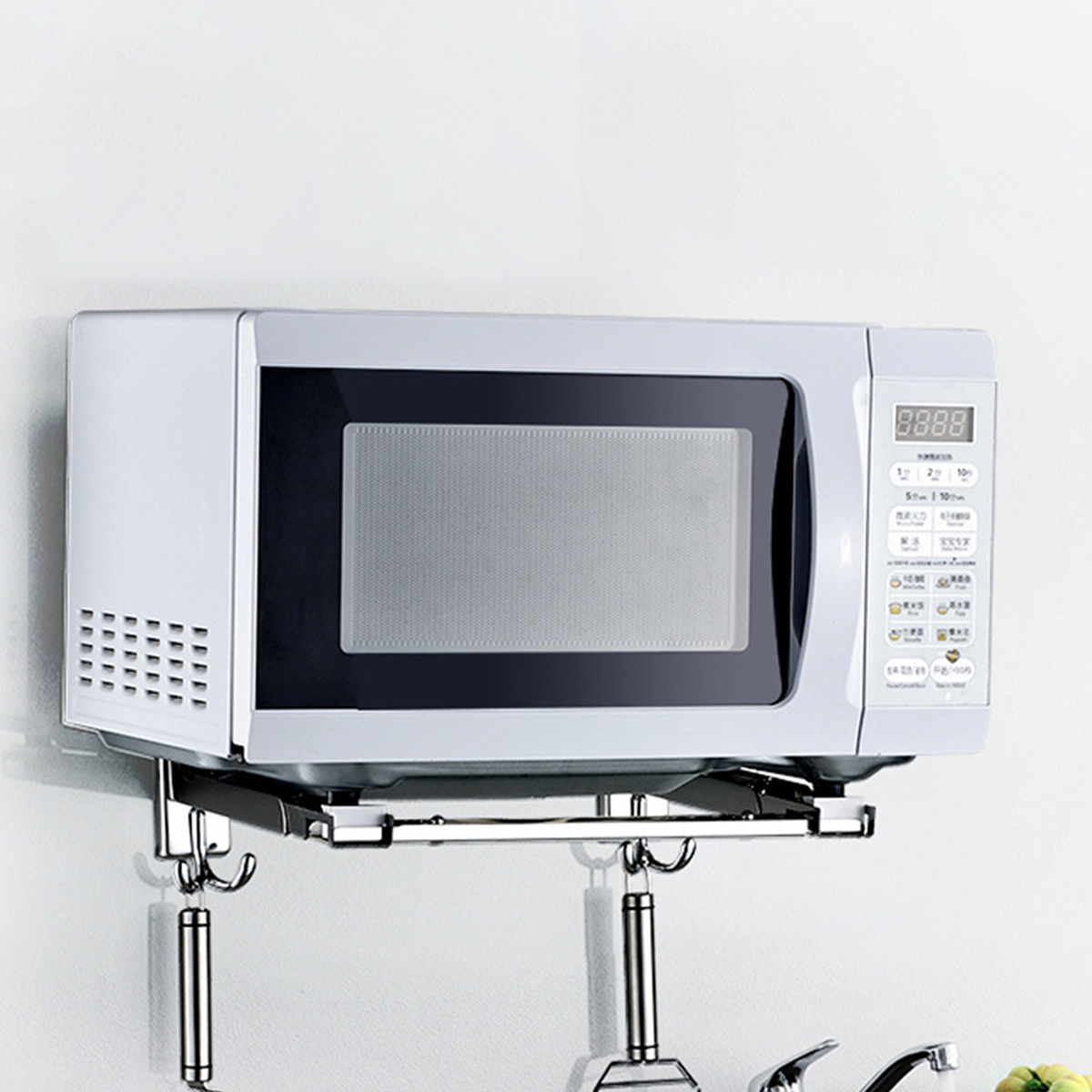 Edelstahl Mikrowellenhalterung Mikrowellenhalter Mikrowelle Regal